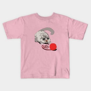 Fluffy Kitty Kids T-Shirt